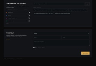 The ask panel on this page